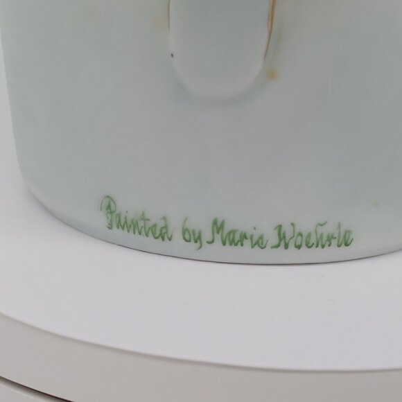 Furstenberg Porcelain Teapot Germany Floral Flower Design Gold Gilt Hand Painted - Picture 14 of 17